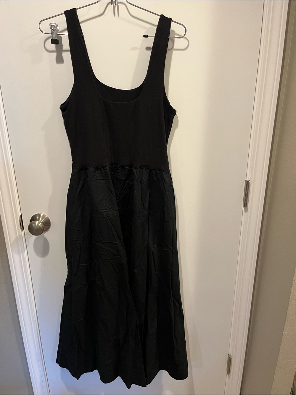 Everlane Riviera Black Sleeveless Midi Dress